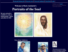 Tablet Screenshot of portraitsofthesoul.com